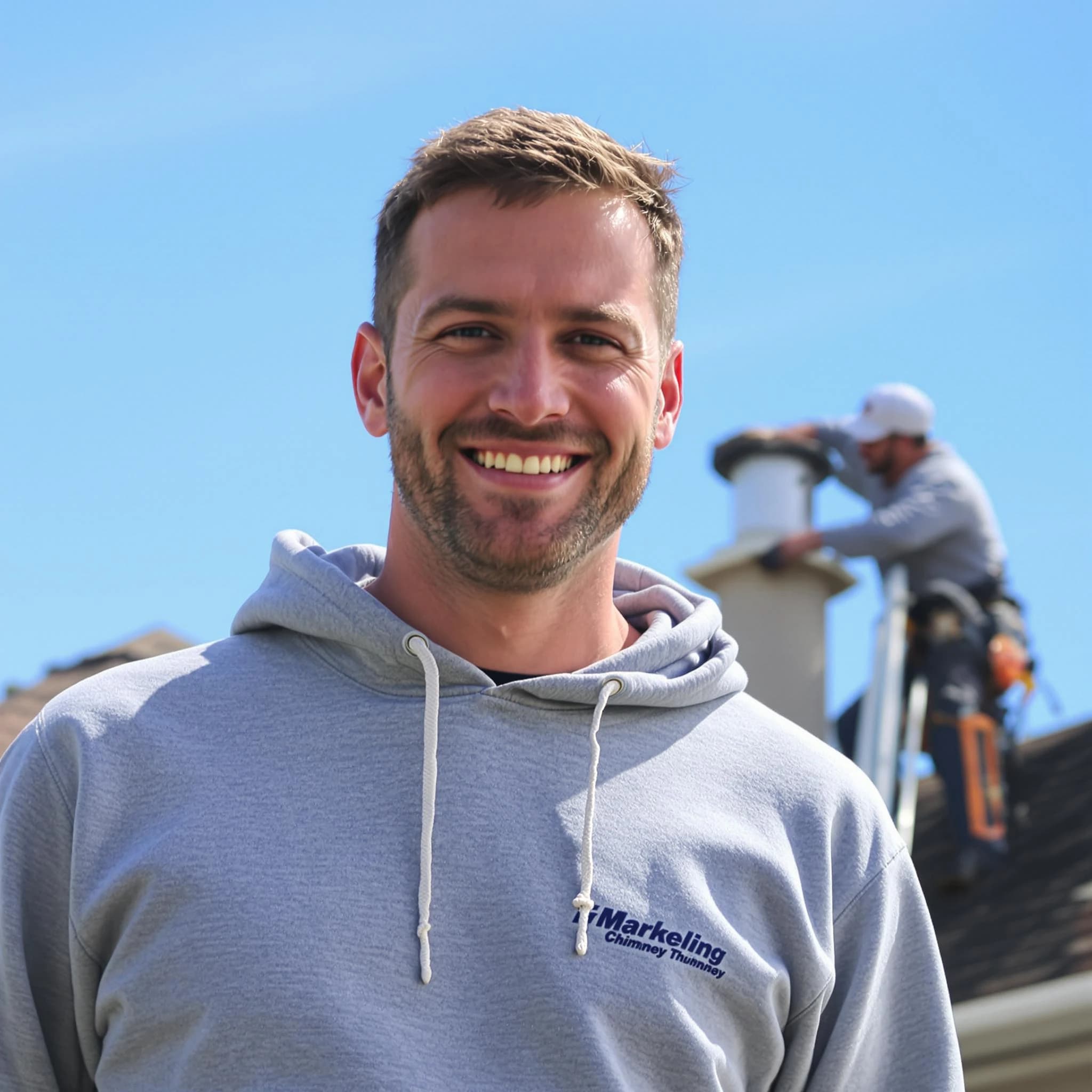 The Columbiana Chimney Sweep team.